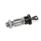GN 814 Stainless Steel Indexing Plungers, Lockable Type: EK - Lockable in the extended or retracted position, with lock nut