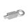 GN 722.4 Posicionadores de indexado, de acero inoxidable, sin bloqueo, soldable, con anillo de tracción Material: A4 - Fundición de precisión de acero inoxidable
Tipo: A - Cuadrado, con anillo de tracción, montado