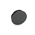 Metric Size, Plastic Tube End Plugs, Round or Square, for Construction Tubes