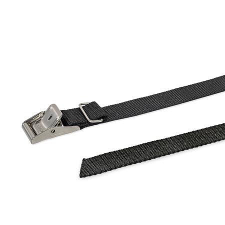 GN 1110 Plastic Lashing Straps, Buckle Steel / Stainless Steel Material: NI - Stainless steel