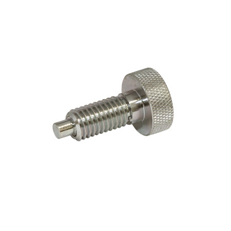 Hand Retractable Spring Plungers  HRSP: Steel, Non Lock-Out, with Knurled Handle