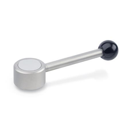 Spring Loaded Adjustable 5/16" Dia Thread Lever Handle