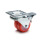 EN 22880 Steel Light Duty Casters, Polyurethane Wheel Tread, Polyamide Wheel Core, Double Wheel Version Bearing type: G - Friction bearing
Bracket type: LF - Swivel bracket with mounting plate, with total lock brake
Coding: D - Double wheel version
Bracket material: ST - Steel sheet metal, zinc plated