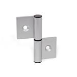 Aluminum Double Winged Lift-Off Hinges, for Profile Systems / Panel Elements