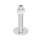 GN 40 Steel Leveling Feet, Tapped Socket or Threaded Stud Type Type (Base): B0 - Without rubber pad / cap, with 2 mounting holes
Version (Stud / Socket): UK - With nut, internal hex at the top, wrench flat at the bottom