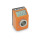 EN 9053 Plastic Digital Position Indicators, Electronic, 6 Digits LCD Display Color: OR - Orange, RAL 2004, shiny finish