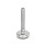 GN 31 Metric Thread, Stainless Steel Leveling Feet, Tapped Socket or Threaded Stud Type, with Rubber Pad Type (Base): C3 - Polished, rubber pad vulcanized, black
Version (Stud / Socket): U - Without nut, internal hex at the top, wrench flat at the bottom