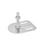 GN 43 Metric Thread, Stainless Steel Leveling Feet, Tapped Socket or Threaded Stud Type, with Slotted Mounting Hole, Rectangular Shape Type (Base): G0 - Without rubber pad, with 2 slotted holes
Version (Stud / Socket): SK - With nut, external hex at the bottom