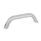 GN 565.3 Aluminum Cabinet U-Handles, with Tapped or Counterbored Through Holes Type: B - Mounting from the operator's side
Finish: EL - Anodized finish, natural color