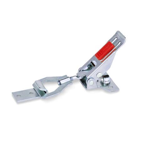 GN 831.2 Steel / Stainless Steel Toggle Latches, with Safety Catch Material: ST - Steel