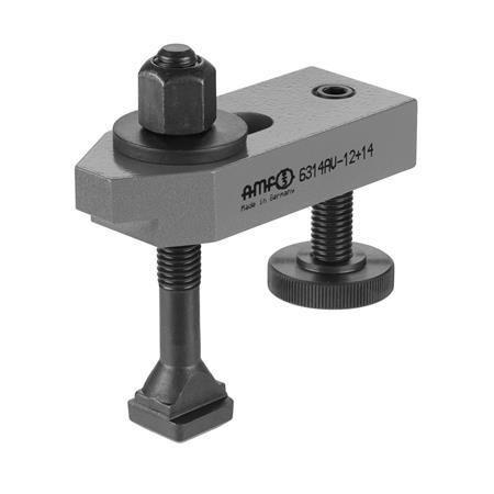 Slot Clamp, Metal Quick Action Holding Clamp, for T-Track T Slot  Woodworking Tool(T Screw + Plastic Knob Nut)