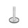GN 44 Stainless Steel AISI 316L Leveling Feet, Threaded Stud Type Type (Base): D1 - With rubber cap, clipped on, black
Version (Stud): T - Without nut, wrench flat at the bottom