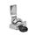 GN 115 Stainless Steel Cam Locks, with Operating Elements Type: SCKN - With wing knob (Keyed alike)