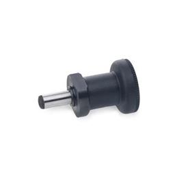 GN 607.4 Doigts d'indexage en acier, à souder, non verrouillable 
