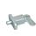 GN 722.2 Steel Square Cam Action Spring Latches, Lock-Out, with Mounting Flange, Right-Angled to the Latch Pin Type: B - Latch position parallel to mounting holes
Finish: ZB - Zinc plated, blue passivated finish