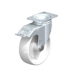  L-PO Zinc plated steel stamping, with Plate Mounting, Standard Bracket Series Type: G-FI - Plain bearing with stop-fix brake