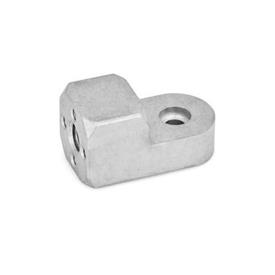 GN 484 Aluminum, Attachment Swivel Mountings Clamps Finish: MT - Matte, tumbled finish