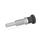 GN 817.8 Stainless Steel Indexing Plungers, Lock-Out and Non Lock-Out, with Removable Pin Material: NI - Stainless steel
Type: B - Non lock-out, without lock nut