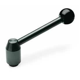 GN 312 Steel Safety Adjustable Levers, Tapped Type Type: E - Angled lever