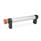 GN 331 Aluminum Tubular Handles, with Zinc Die-Cast Straight Handle Legs, with Power Switching Function Finish: EL - Anodized finish, natural color
Type: T0 - Without button
Identification no.: 2 - With emergency stop