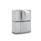 EN 449.1 Technopolymer Plastic Snap Door Latches, Adjustable, with Cover Caps Type: B - Snap latch with hook, with finger handle
Color: LG - Gray, matte finish