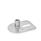 GN 43 Inch Thread, Stainless Steel Leveling Feet, Tapped Socket or Threaded Stud Type, with Slotted Mounting Hole, Rectangular Shape Type (Base): E0 - Without rubber pad, with 1 slotted hole
Version (Stud / Socket): X - External hex, tapped socket type