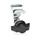 GN 115.8 Zinc Die-Cast Cam Latches with Hook, with Plastic Operating Elements Type: SK - With wing knob
Identification no.: 2 - With latch bracket
Finish (Housing collar): SW - Black, RAL 9005, textured finish