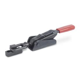 GN 858 Steel Latch Type Toggle Clamp, with Safety Locking Mechanism 