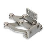 Stainless Steel Multiple-Joint Hinges, Concealed, with Opening Angle of 180°