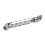 Steel Universal Joint Shafts with Friction Bearing, with Extended Shaft Length