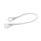 GN 111.2 Stainless Steel AISI 304 Retaining Cables, with Mounting Tabs or Loops Type: C - With 2 mounting tabs
Color: TR - Transparent