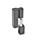 GN 161.2 Zinc Die-Cast Lift-Off Hinges Color: SW - Black, RAL 9005, textured finish
Type: R - Fixed bearing (pin) right