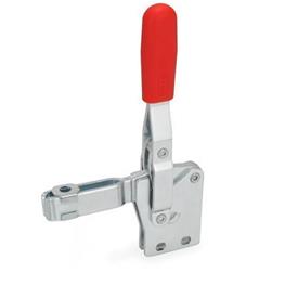 GN 810.1 Steel Vertical Acting Toggle Clamps, with Vertical Mounting Base Type: B - U-bar version, with two flanged washers