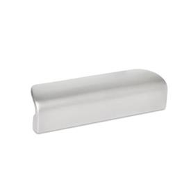 GN 730.5 Stainless Steel Ledge Handle, with Tapped Holes 