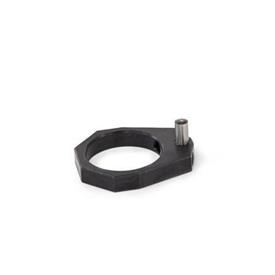GN 9192.2 Steel Positioning Ring, for Down-Thrust Clamps GN 9192 