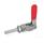 GN 843.1 Stainless Steel Push-Pull Type Toggle Clamps Type: AS - Without mounting bracket