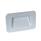 GN 7330 Zinc Die-Cast Gripping Trays, Screw-In Type Type: C - Mounting from the back
Identification no.: 1 - Without seal
Finish: SR - Silver, RAL 9006, textured finish