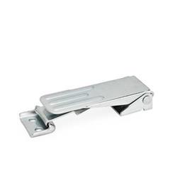 GN 821 Steel / Stainless Steel, Zinc Plated Toggle Latches Type: A - Without safety catch<br />Material: ST - Steel<br />Identification No.: 2 - Short type