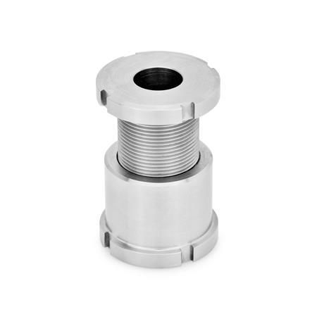GN 350 Stainless Steel Leveling Sets, Long Model Material: NI - Stainless steel
Type: A - Without lock nut