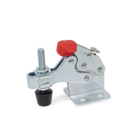 GN 820.6 Steel / Stainless Steel Horizontal Acting Toggle Clamps, Operating Lever with T-Handle Type: MLC - With lock mechanism, with two flanged washers and clamping screw GN 708.1<br />Material: ST - Steel