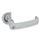 GN 119.3 Steel Door Cam Latches, with Cabinet "U" Handle, Operation with Socket Key Type: VDE - With double bit
Color: SR - Silver, RAL 9006, textured finish