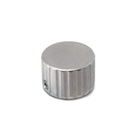 GN 436 Stainless Steel Knurled Control Knobs Type: N - Without indicator point