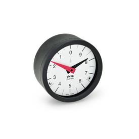 EN 000.9 Technopolymer Plastic Position Indicators, Positive Drive, with Analog Display Type: L - Numbers increasing counter-clockwise