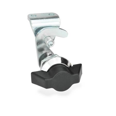 GN 115.8 Zinc Die-Cast Cam Latches With Hook, With Operating Elements ...