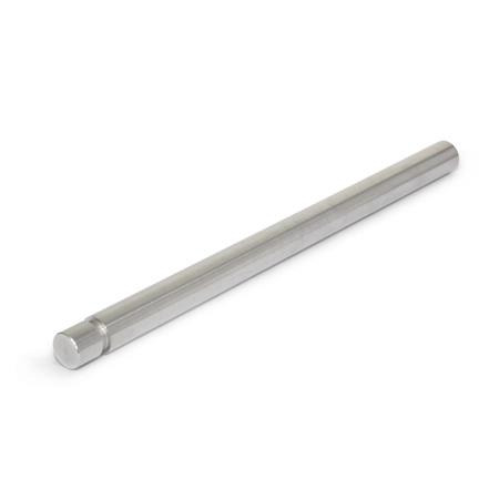WN 761 Stainless Steel, Adjusting Rods, With Groove JW Winco Standard