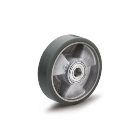 EN 22885 Polyurethane Wheels, Aluminum Wheel Core Bearing type: K - Annular ball bearing<br />Type: AE - Wheel without bracket, ESD