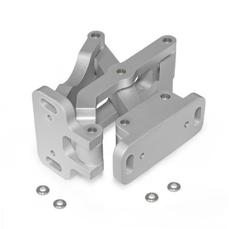 GN 7247 Aluminum Multiple-Joint Hinges, Concealed, with Opening