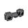 GN 289 Aluminum Swivel Clamp Connector Joints, Split Assembly Finish: SW - Black, RAL 9005, textured finish