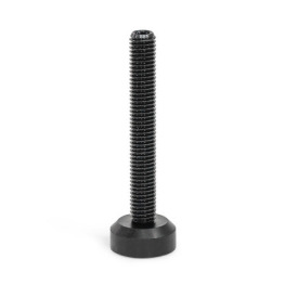 GN 638 Steel / Stainless Steel Ball Jointed Leveling Feet, with NBR Thrust Pad Material (Threaded stud): BR - Steel