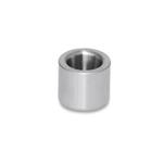 Steel Press-Fit Guide Bushings, with Conical Bore, for GN 817.5 Indexing Plungers